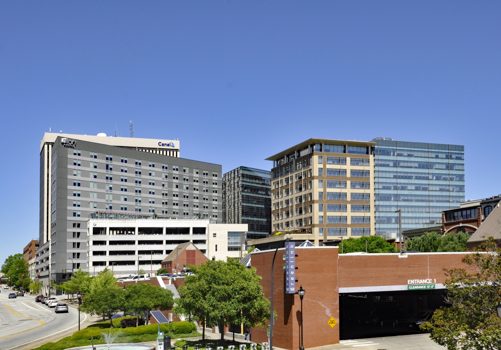 Downtown skyline of Greenville, South Carolina